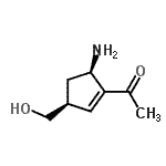 CAS#: 255839-20-4, 1-[(3S,5R)-5-Amino-3-(Hydroxymethyl)-1-Cyclopenten-1-Yl]Ethanone