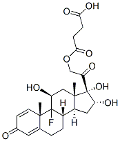 CAS#: 2561-01-5, 9-Fluoro-11b,16a,17,21-tetrahydroxy-Pregna-1,4-diene-3,20-dione 21-(hydrogen succinate)