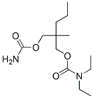 CAS#: 25642-80-2, N,N-Diethylcarbamic Acid 2-(Carbamoyloxymethyl)-2-Methylpentyl Ester