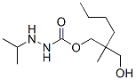 CAS 登录号：25649-04-1， 3-异丙基肼基甲酸 2-(羟基甲基)-2-甲基己基酯
