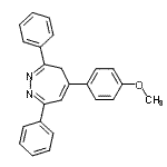 CAS 登录号：25649-72-3， 5-(4-甲氧基苯基)-3,7-二苯基-4H-1,2-二氮杂卓