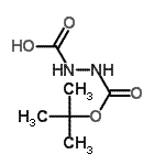 CAS 登录号：256640-13-8， 2-{[(2-甲基-2-丙基)氧基]羰基}肼羧酸
