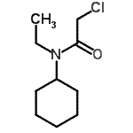 CAS 登录号：2567-61-5， 2-氯-N-环己基-N-乙基乙酰胺