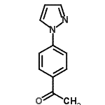 CAS#: 25699-98-3, 1-[4-(1H-Pyrazol-1-Yl)Phenyl]Ethanone