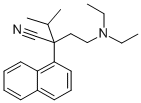 CAS#: 2572-72-7, 2-(2-Diethylaminoethyl)-3-Methyl-2-Naphthalen-1-Ylbutanenitrile
