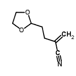 CAS#: 257296-35-8, 4-(1,3-Dioxolan-2-Yl)-2-Methylenebutanenitrile