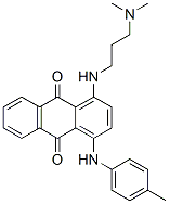 CAS#: 25743-94-6, 1-[[3-(Dimethylamino)Propyl]Amino]-4-[(4-Methylphenyl)Amino]Anthraquinone