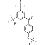 CAS 登录号：257880-90-3， [3,5-二(三氟甲基)苯基][4-(三氟甲氧基)苯基]甲酮