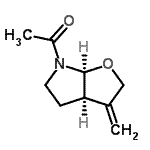 CAS#: 257940-60-6, 1-[(3aR,6aS)-3-Methylenehexahydro-6H-Furo[2,3-b]Pyrrol-6-Yl]Ethanone