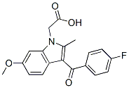 CAS#: 25803-21-8, 3-(4-Fluorobenzoyl)-6-Methoxy-2-Methyl-1H-Indole-1-Acetic Acid