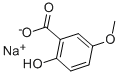 CAS#: 25832-71-7, 2-Hydroxy-5-Methoxybenzoic Acid Sodium