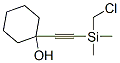 CAS#: 25911-25-5, 1-[[(Chloromethyl)Dimethylsilyl]Ethynyl]-1-Cyclohexanol