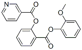 CAS#: 25923-90-4, 2-[(2-Methoxyphenoxy)Carbonyl]Phenyl Nicotinate