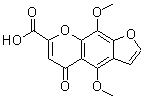 CAS#: 25944-28-9, 4,9-Dimethoxy-5-Oxo-5H-Furo[3,2-g]Chromene-7-Carboxylic Acid