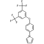 CAS#: 259655-24-8, 1-{4-[3,5-Bis(Trifluoromethyl)Phenoxy]Phenyl}-1H-Pyrrole
