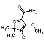 CAS#: 259672-15-6, 5-Methoxy-2,2-Dimethyl-2H-Imidazole-4-Carboxamide 1-Oxide