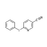 CAS#: 259683-21-1, 6-(Phenylsulfanyl)Nicotinonitrile