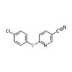 CAS#: 259683-22-2, 6-[(4-Chlorophenyl)Sulfanyl]Nicotinonitrile