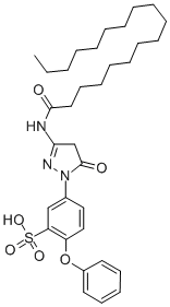 CAS#: 25985-53-9, 5-[4,5-Dihydro-5-Oxo-3-[(1-Oxooctadecyl)Amino]-1H-Pyrazol-1-Yl]-2-Phenoxy-Benzenesulfonic Acid