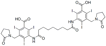 CAS#: 26090-50-6, 3-[8-[[3-Carboxy-2,4,6-Triiodo-5-[(2-Oxopyrrolidin-1-Yl)Methyl]Phenyl]Carbamoyl]Octanoylamino]-2,4,6-Triiodo-5-[(2-Oxopyrrolidin-1-Yl)Methyl]Benzoic Acid