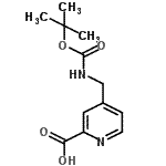 CAS#: 260970-57-8, 4-[({[(2-Methyl-2-Propanyl)Oxy]Carbonyl}Amino)Methyl]-2-Pyridinecarboxylic Acid