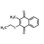 CAS#: 2610-95-9, 2-(Ethylsulfanyl)-3-Methyl-1,4-Naphthoquinone