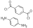 CAS 登录号：26125-61-1， 苯-1,4-二胺; 苯-1,4-二甲酰氯