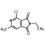 CAS#: 261363-80-8, 4-Chloro-6-Methyl-2-(Methylsulfanyl)-1H-Pyrrolo[3,4-c]Pyridine-1,3(2H)-Dione