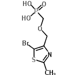 CAS#: 261366-47-6, {[(5-Bromo-2-Methyl-1,3-Thiazol-4-Yl)Methoxy]Methyl}Phosphonic Acid