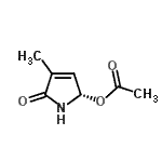 CAS 登录号：261509-55-1， (2S)-4-甲基-5-氧代-2,5-二氢-1H-吡咯-2-基乙酸酯