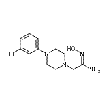 CAS#: 261623-65-8, 2-[4-(3-Chlorophenyl)-1-Piperazinyl]-N-Hydroxyethanimidamide
