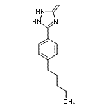 CAS#: 261704-48-7, 5-(4-Pentylphenyl)-1,2-Dihydro-3H-1,2,4-Triazole-3-Thione