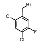 CAS 登录号：261763-27-3， 1-(溴甲基)-2,4-二氯-5-氟苯