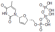 CAS 登录号：26194-89-8， 2',3'-二脱氧-2',3'-去氢胸苷 5'-三磷酸酯