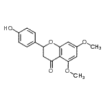 CAS#: 26207-67-0, 2-(4-Hydroxyphenyl)-5,7-Dimethoxy-2,3-Dihydro-4H-Chromen-4-One
