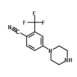 CAS#: 262295-57-8, 4-(1-Piperazinyl)-2-(Trifluoromethyl)Benzonitrile