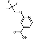 CAS 登录号：262296-01-5， 2-(2,2,2-三氟乙氧基)异烟酸