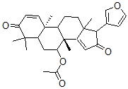 CAS#: 26241-51-0, (13alpha,17alpha)-7alpha-Acetoxy-21,23-Epoxy-4,4,8-Trimethyl-24-Nor-5alpha-Chola-1,14,20,22-Tetrene-3,16-Dione