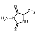 CAS#: 262438-36-8, (5S)-3-Amino-5-Methyl-2-Thioxo-4-Imidazolidinone