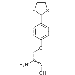 CAS 登录号：262607-85-2， 2-[4-(1,3-二噻戊环-2-基)苯氧基]-N'-羟基乙脒