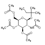 CAS#: 262849-65-0, 2-Methyl-2-Butanyl 2-Acetamido-3,4,6-Tri-O-Acetyl-2-Deoxy-beta-D-Glucopyranoside