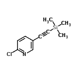 CAS#: 263012-81-3, 2-Chloro-5-[(Trimethylsilyl)Ethynyl]Pyridine