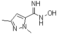 CAS#: 263015-64-1, N-Hydroxy-1,3-Dimethyl-1H-Pyrazole-5-Carboximidamide
