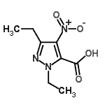 CAS 登录号：26308-44-1， 1,3-二乙基-4-硝基-1H-吡唑-5-羧酸