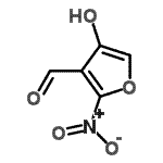CAS#: 263144-34-9, 4-Hydroxy-2-Nitro-3-Furaldehyde