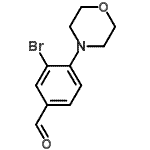CAS#: 263349-24-2, 3-Bromo-4-(4-Morpholinyl)Benzaldehyde