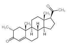 CAS 登录号：2636-91-1， 2a-甲基-4-孕烯-3,20-二酮