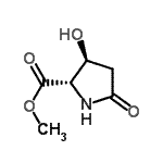 CAS#: 26367-35-1, Methyl (3S)-3-Hydroxy-5-Oxo-L-Prolinate