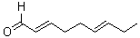 CAS 登录号：26370-28-5， 壬-2,6-二烯醛