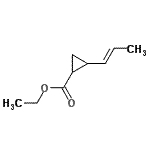 CAS#: 263772-24-3, Ethyl 2-[(1E)-1-Propen-1-Yl]Cyclopropanecarboxylate